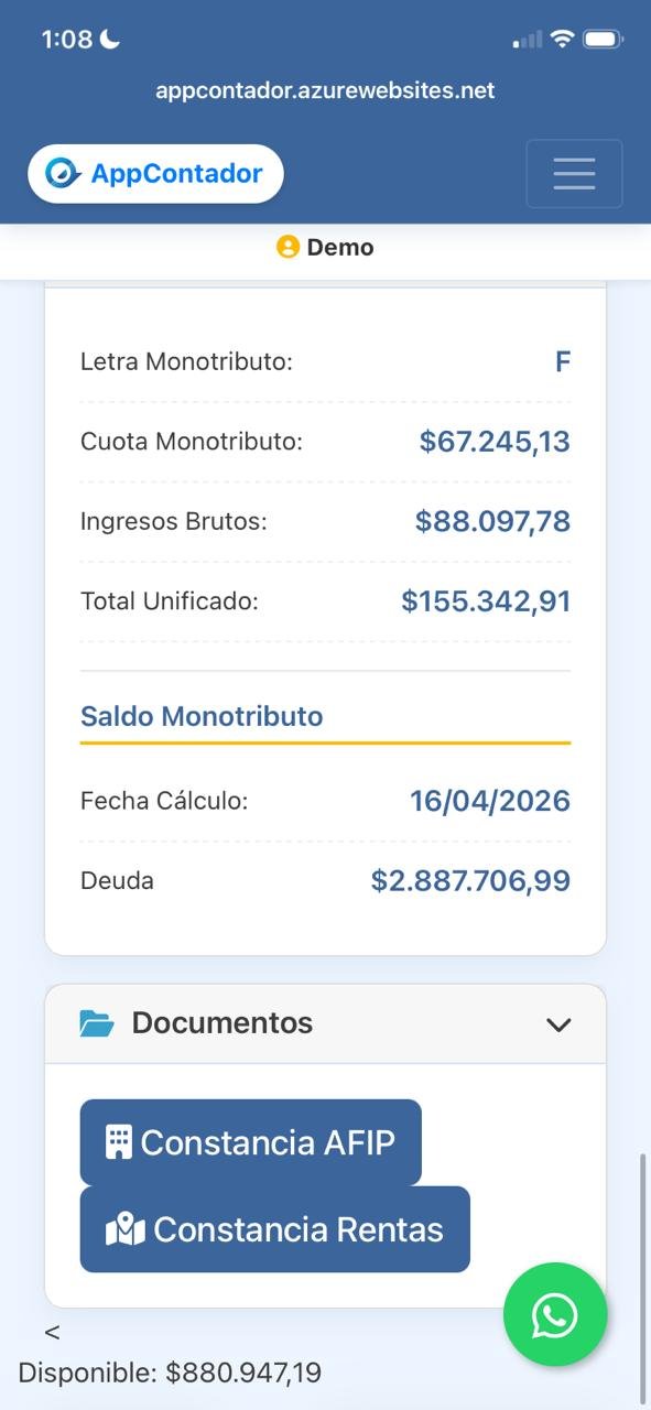 Impuestos y Documentos — AppContador