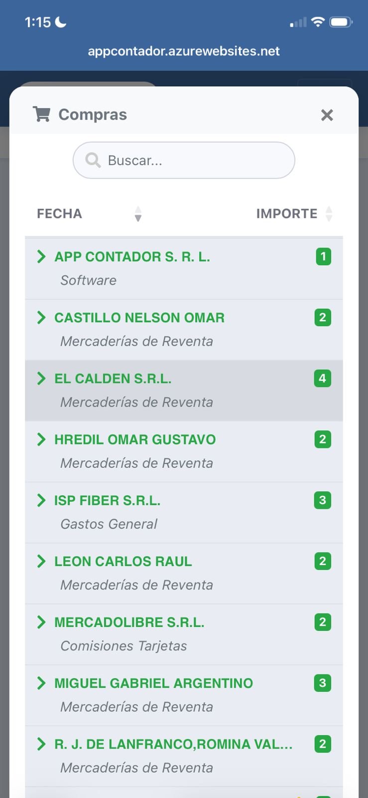 Detalles Compras RI