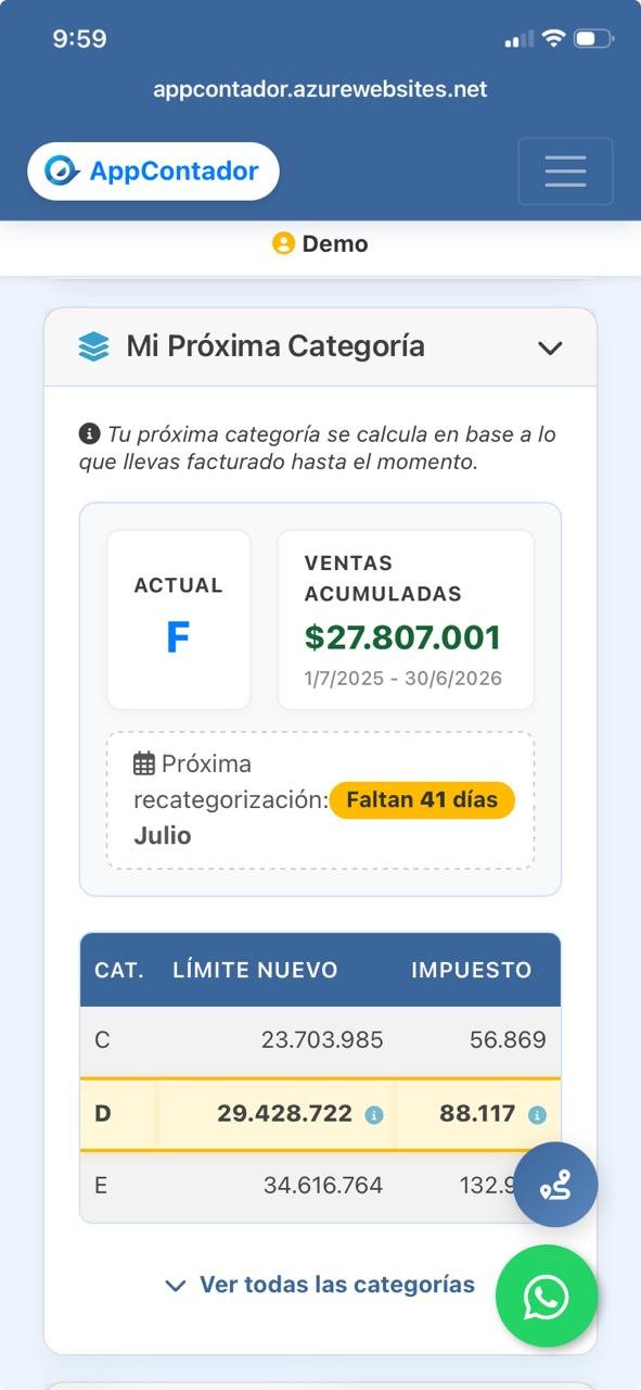 Mi próxima categoría